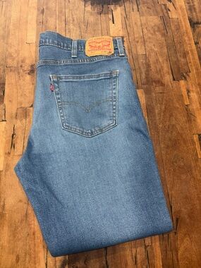 Levi's Men's Light Blue Slim Straight Jeans
